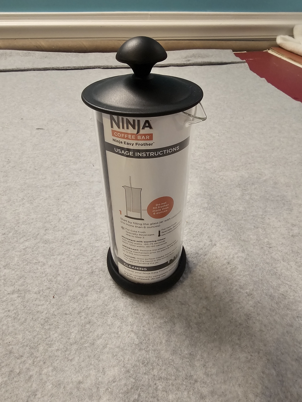 Ninja Black Coffee Frother - Ninja Coffee Bar Easy Frother